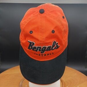 VTG Reebok NFL Gridiron Cincinnati Bengals Cap Adjustable Strap Hat